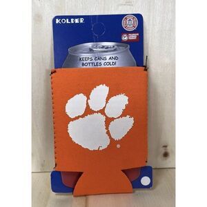 Clemson Tigers NCAA College Football Team Collapsible Can Beer Cooler Koozie New